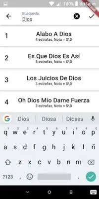 Himnario Cristiano Evangélico android App screenshot 13